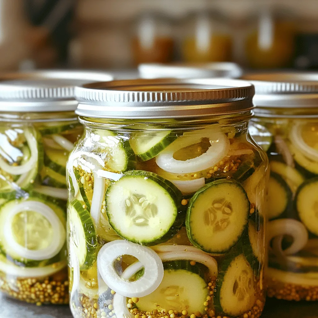 Easy Bread and Butter Pickles Crunchy and Flavorful