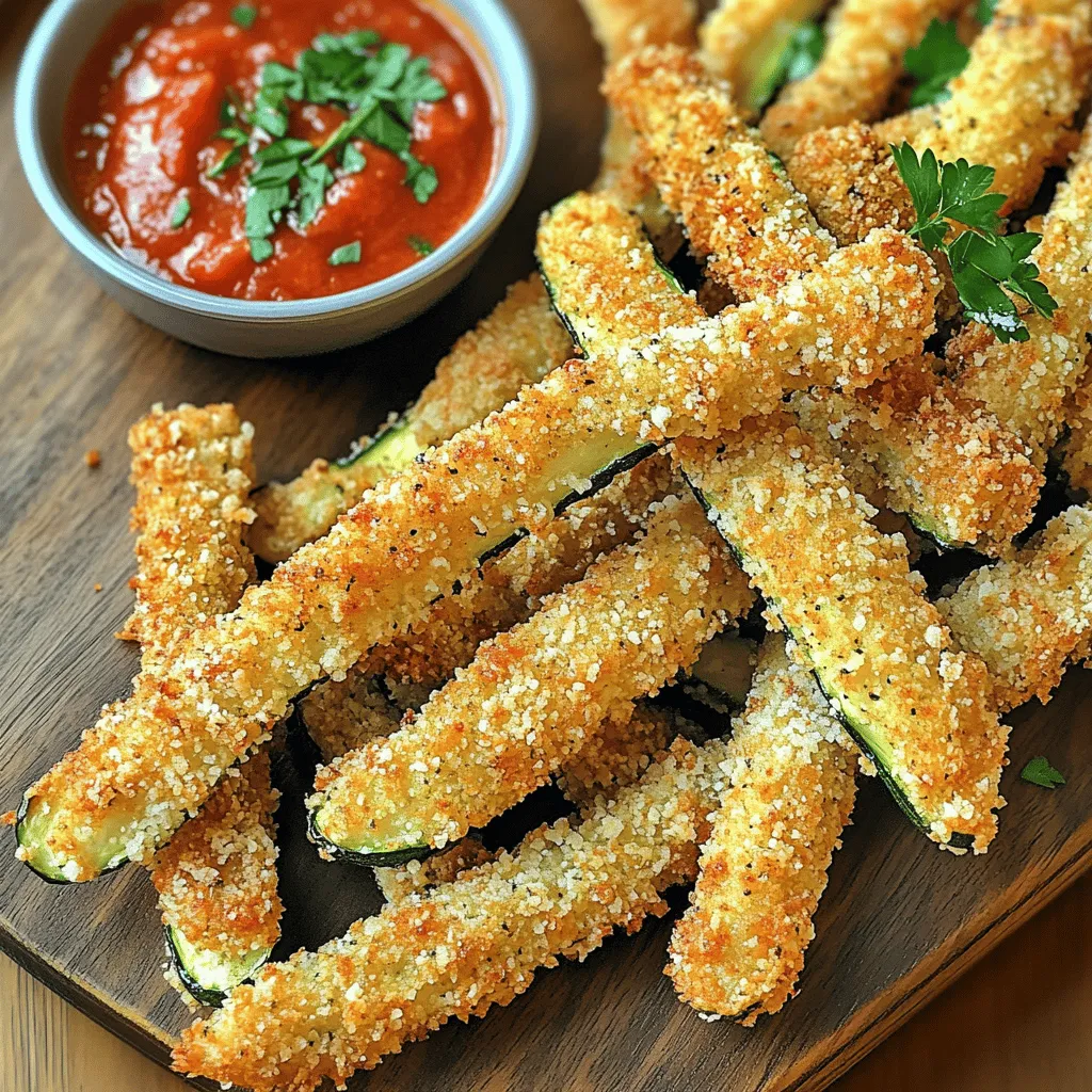Air Fryer Parmesan Zucchini Fries Crispy and Flavorful