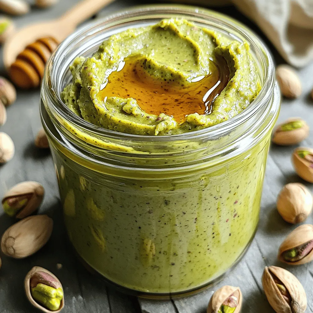 Homemade Pistachio Butter Creamy and Flavorful Spread