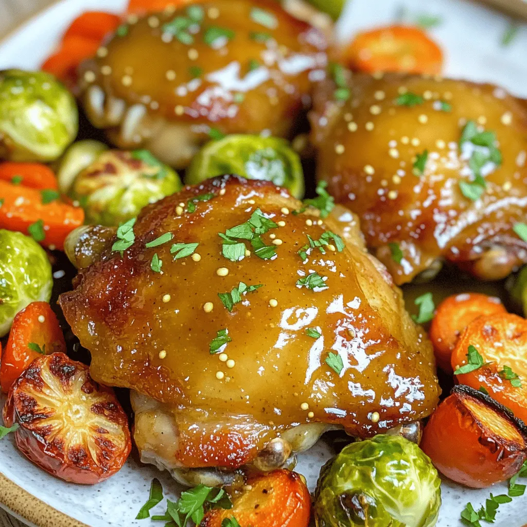 Honey Mustard Sheet Pan Chicken Veggies Delight