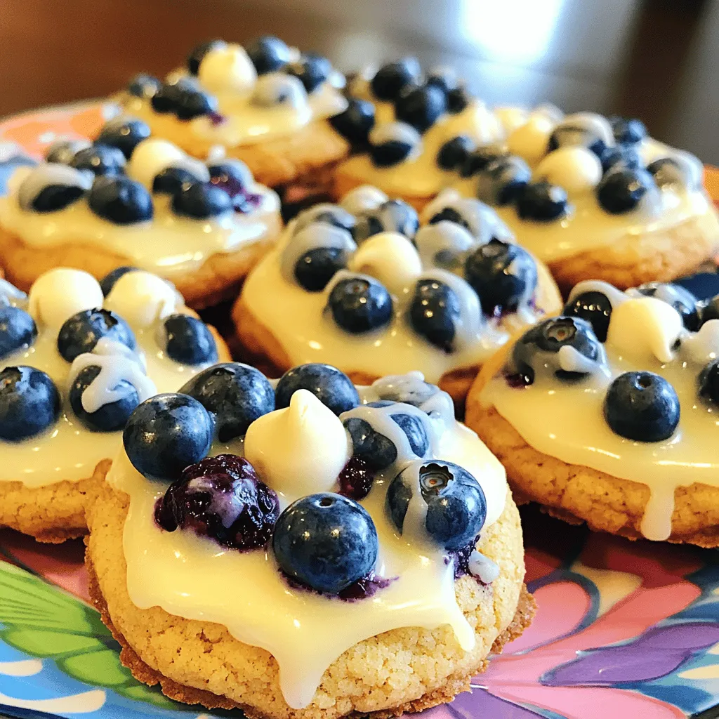 Blueberry Cheesecake Cookies Delightfully Sweet Treat