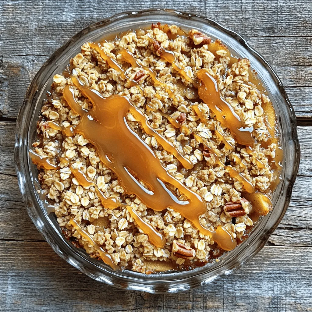 Caramel Apple Crisp Oat Topping Simple Delight Recipe
