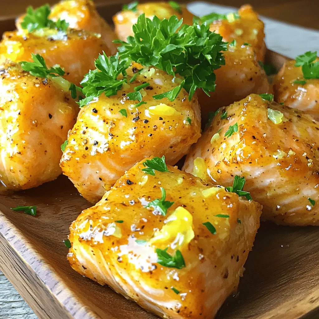 Air Fryer Lemon Pepper Salmon Bites Easy and Flavorful
