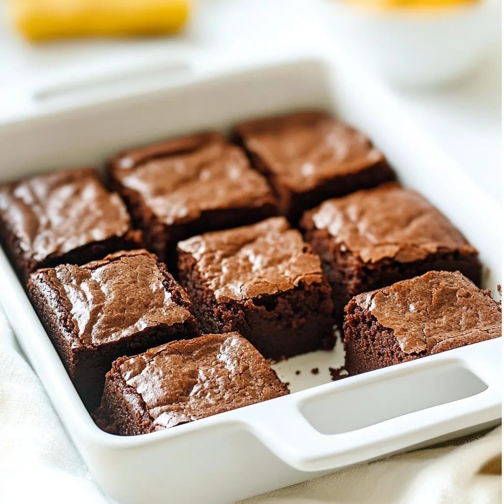 Vegan 4-Ingredient Pumpkin Brownies Simple Delight