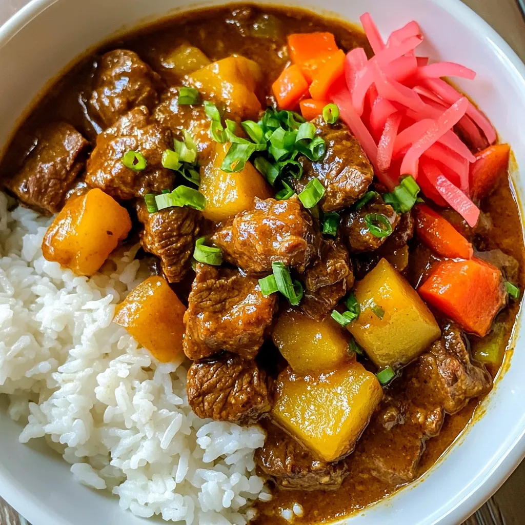 Mouthwatering Japanese Beef Curry Comfort Dish