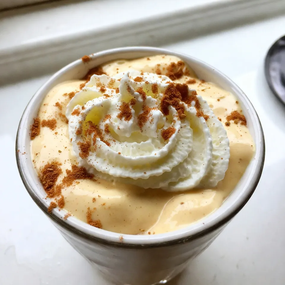 Pumpkin Spice Eggnog Rich and Cozy Holiday Drink
