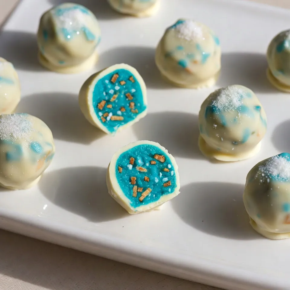 Blue Christmas No-Bake Truffles Festive and Fun Treat