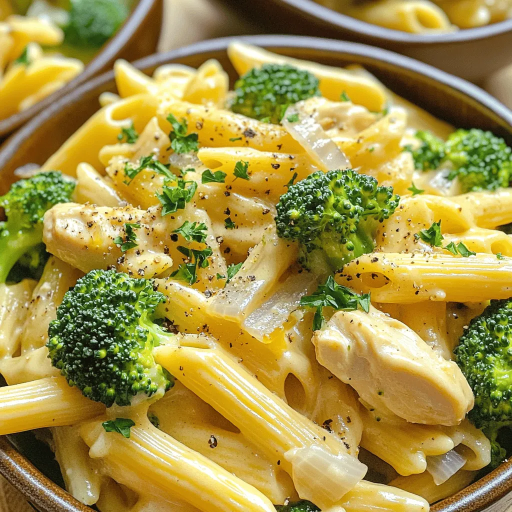 Creamy Broccoli and Chicken Penne Comfort Dish