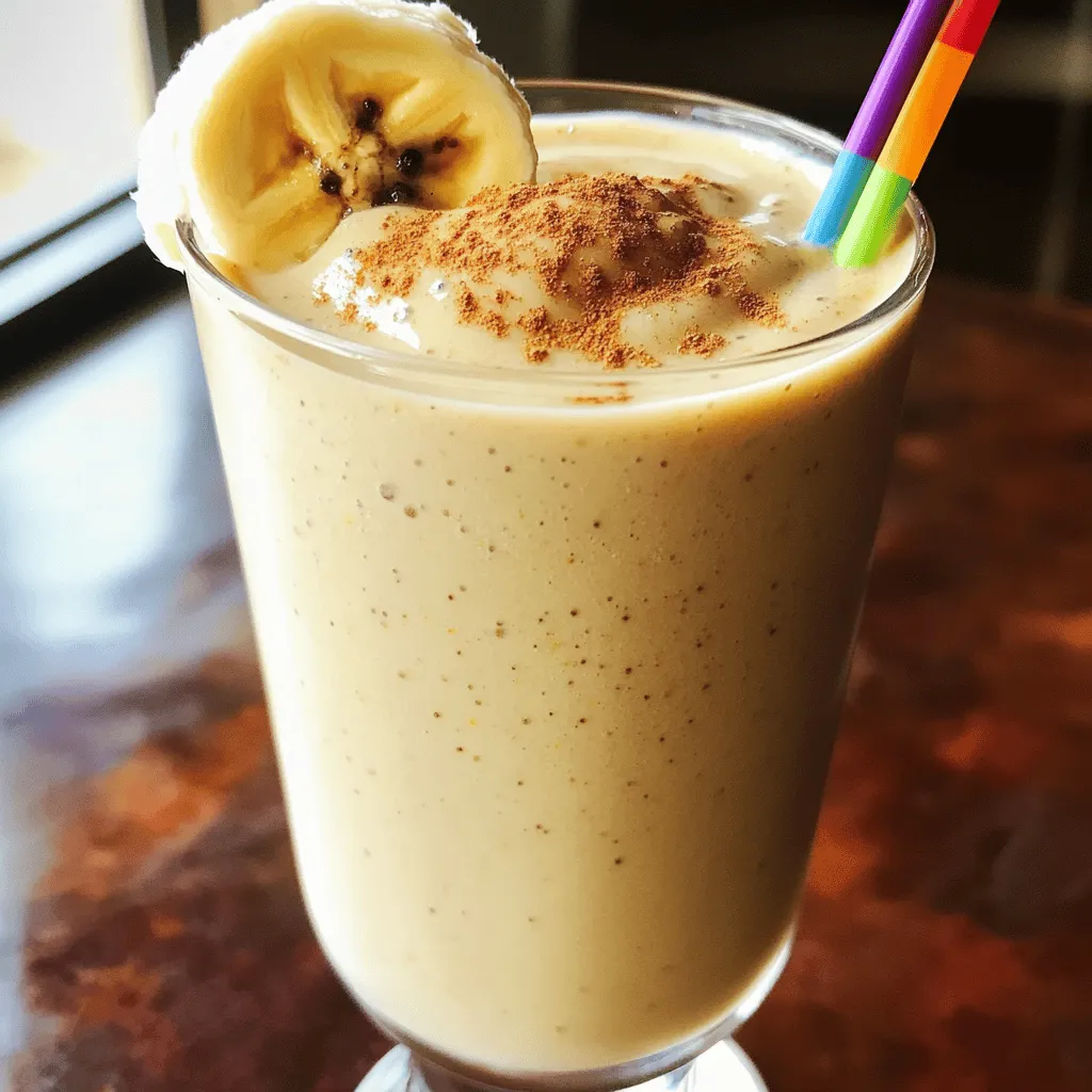 Chai Spice Banana Smoothie Nutritious and Tasty Blend