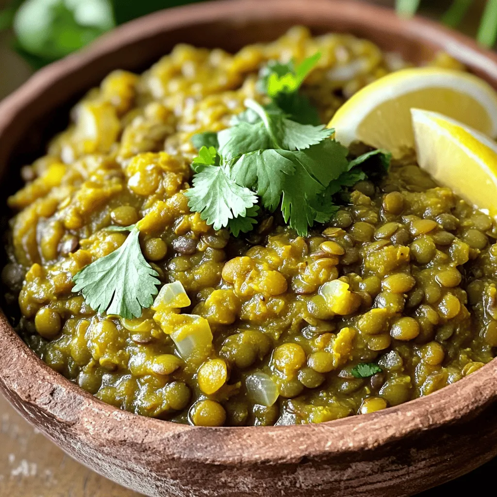 Green Lentil Dal Hearty and Flavorful Meal Option
