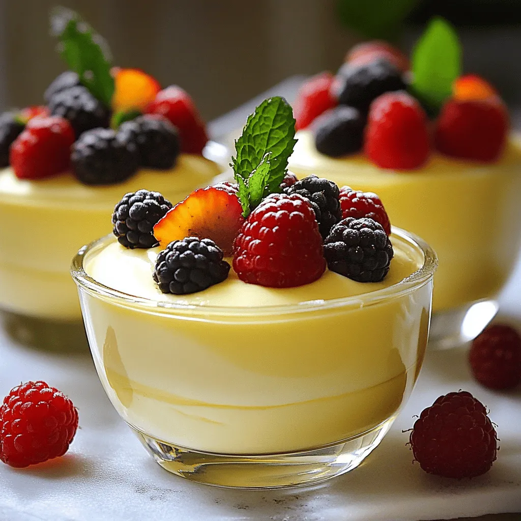 Heavenly Vanilla Mousse Dessert Easy and Luxurious Treat