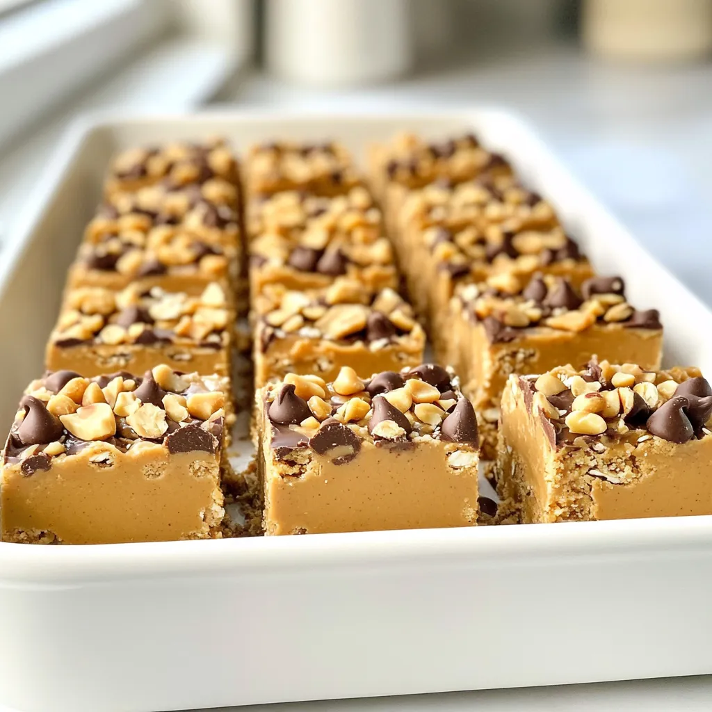 No-Bake Peanut Butter Bars Irresistible and Simple Treat