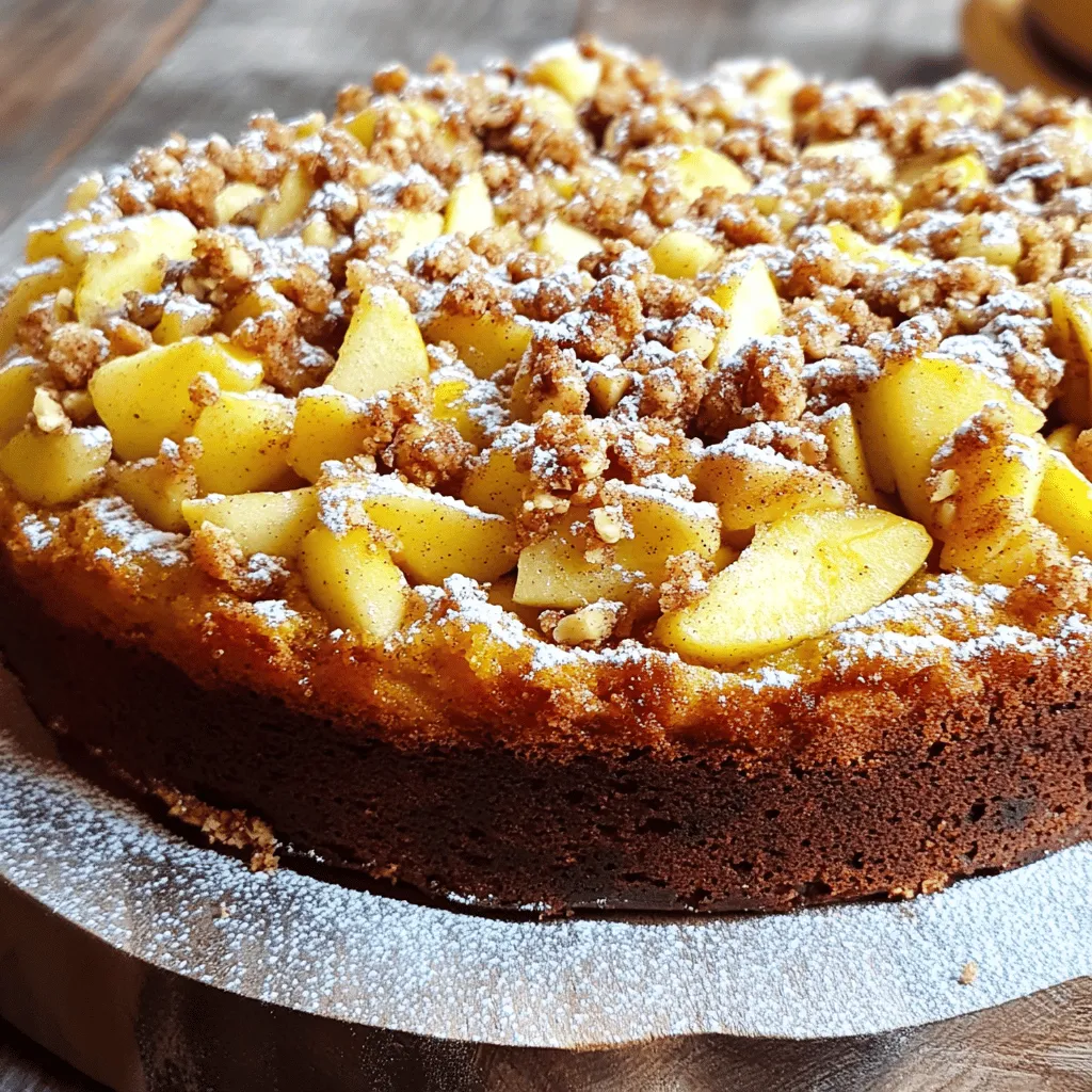 Bakery-Style Apple Streusel Coffee Cake Delight