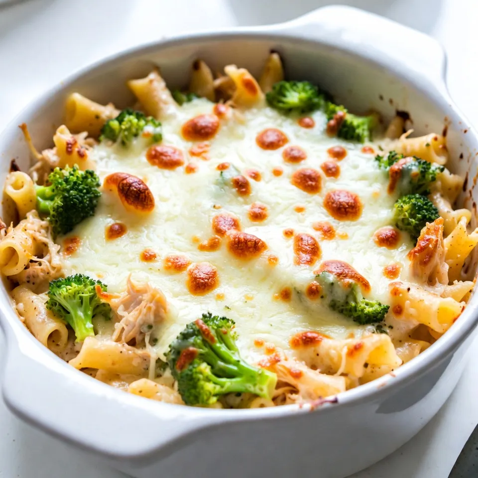 Easy Chicken Broccoli Alfredo Bake Simple and Tasty Meal