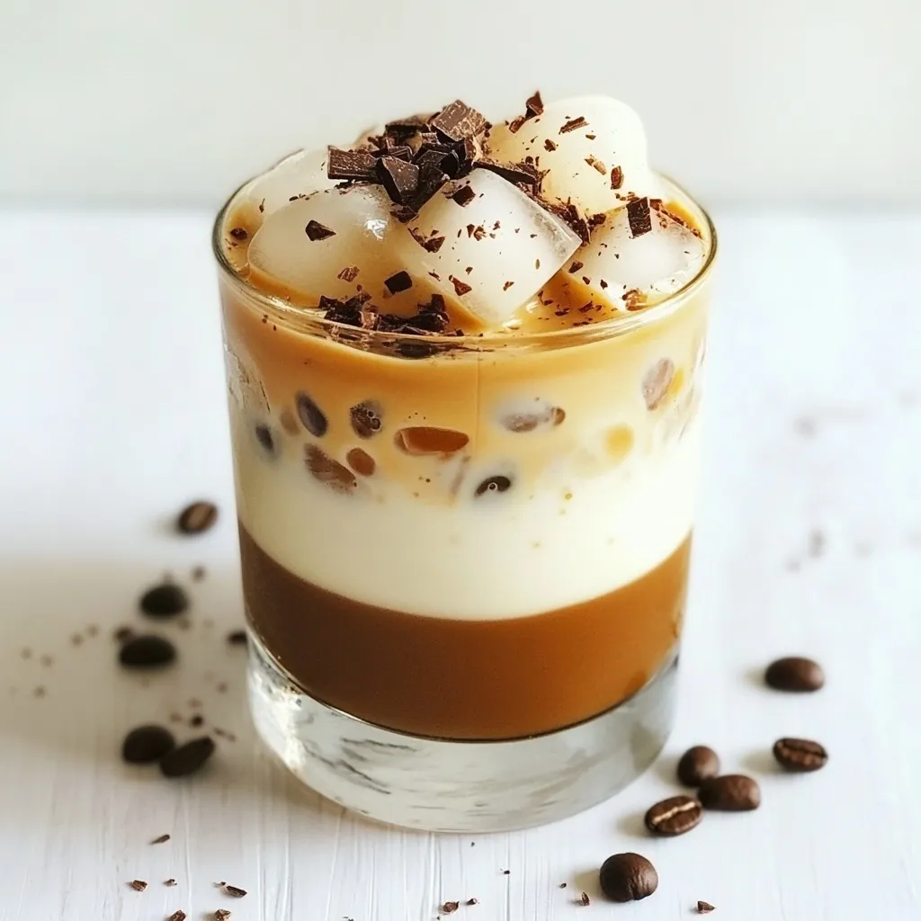 Bold Espresso White Russian Creamy Cocktail Delight