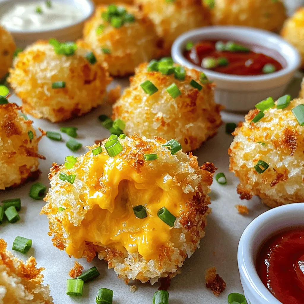 Crispy Cheesy Loaded Hashbrown Bites Flavorful Snack