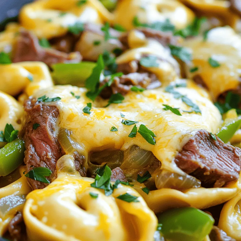 Cheesesteak Tortellini Bliss Mouthwatering Comfort Meal