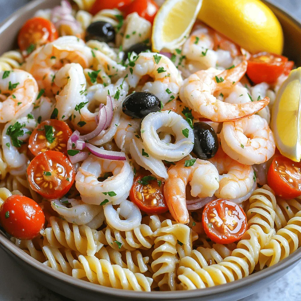 Seafood Pasta Salad Fresh and Tasty Delight