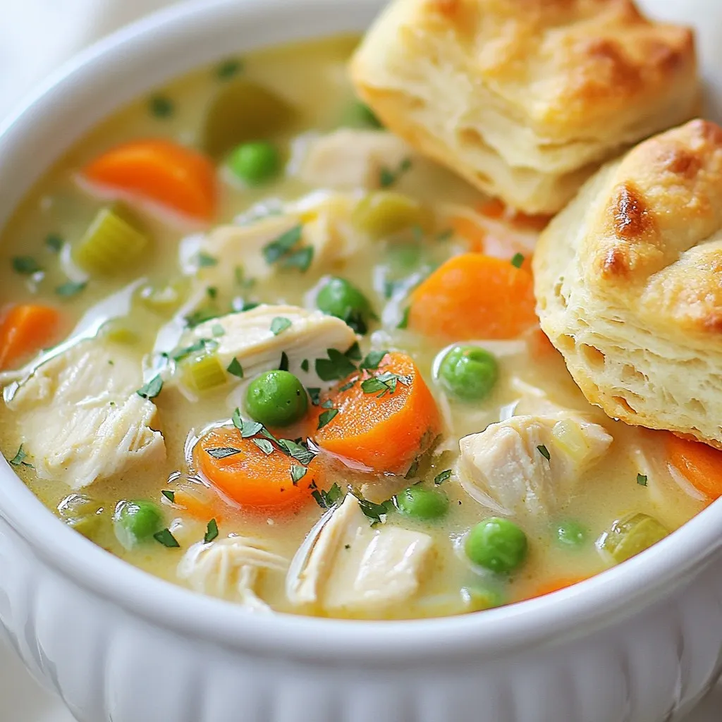 Chicken Pot Pie Soup Hearty and Comforting Dish