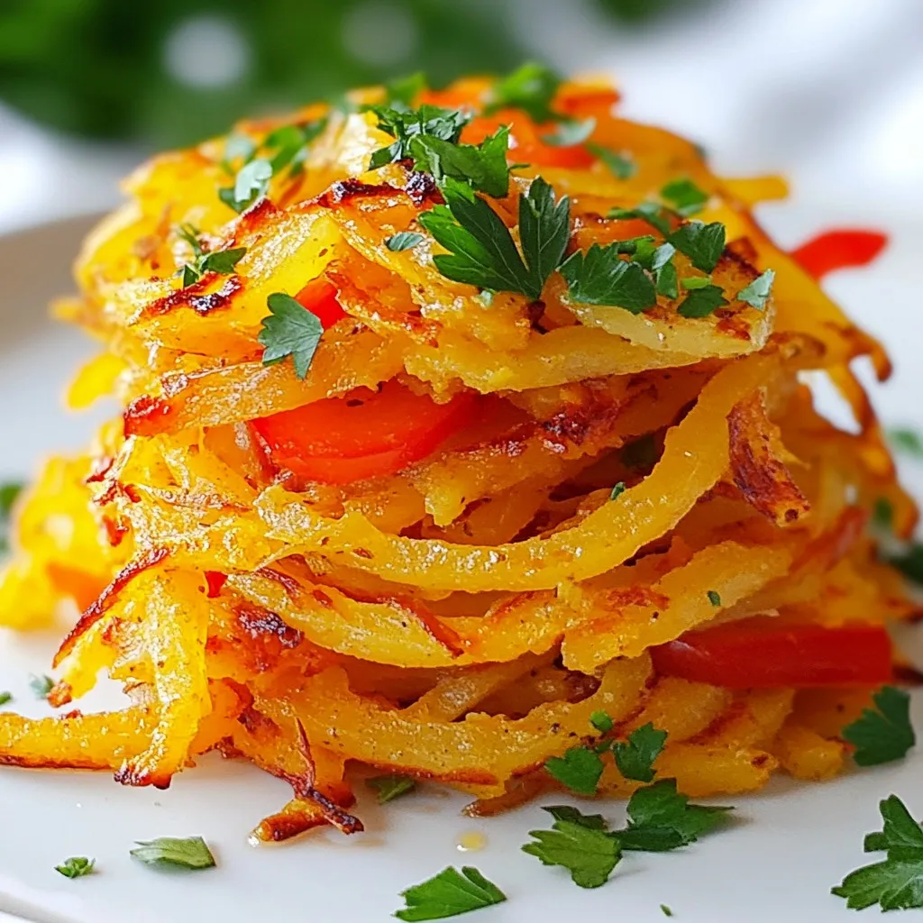 Healthy Sweet Potato Hash Browns Crunchy and Flavorful