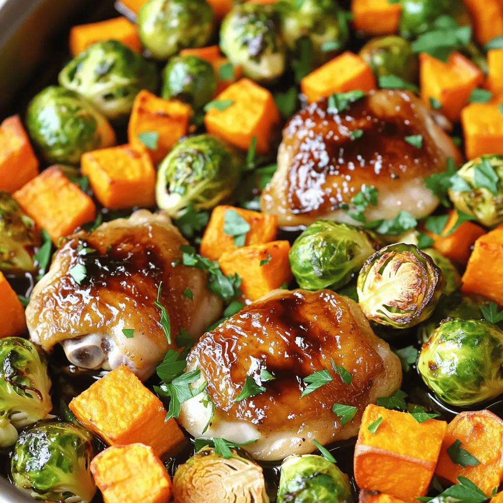 One Pan Harvest Chicken and Maple Veggies Delight