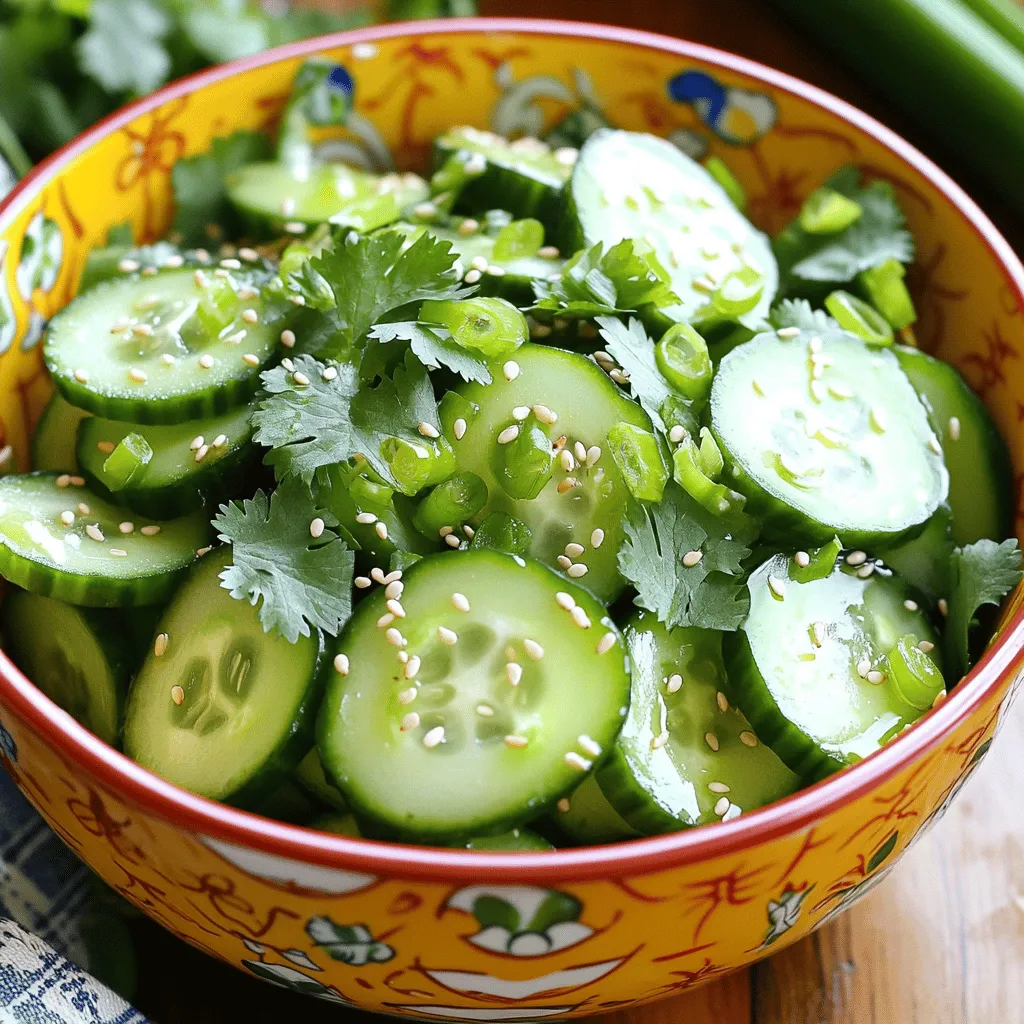 Easy Asian Cucumber Salad Fresh and Simple Dish