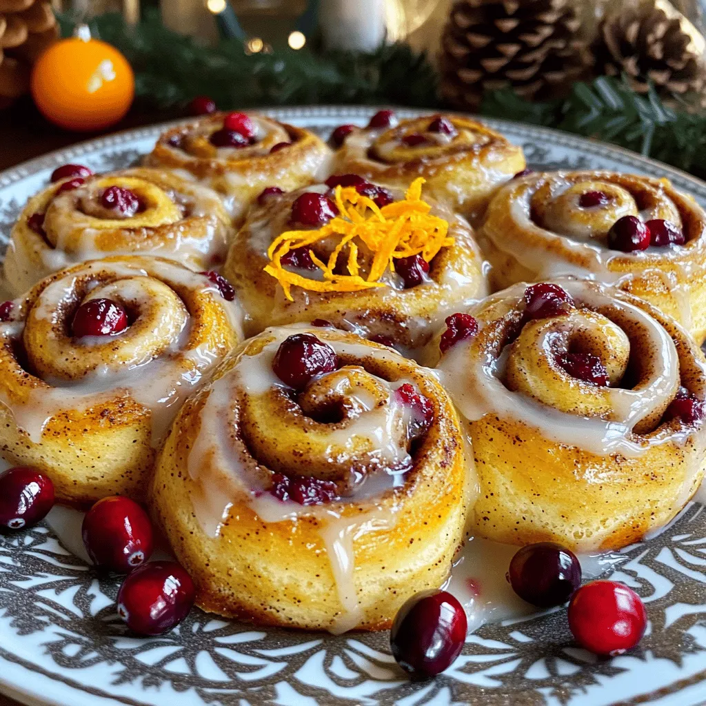 Cranberry Orange Cinnamon Rolls Flavorful Homemade Treat
