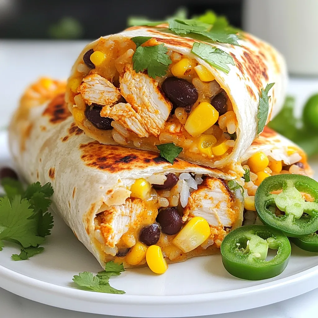 Chipotle Ranch Chicken Burritos Simple and Savory Meal