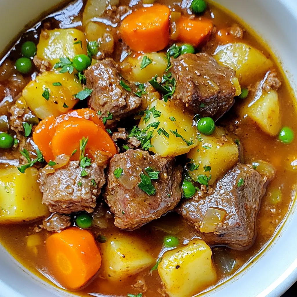 Savory Slow Cooker Beef Stew Simple and Hearty Meal