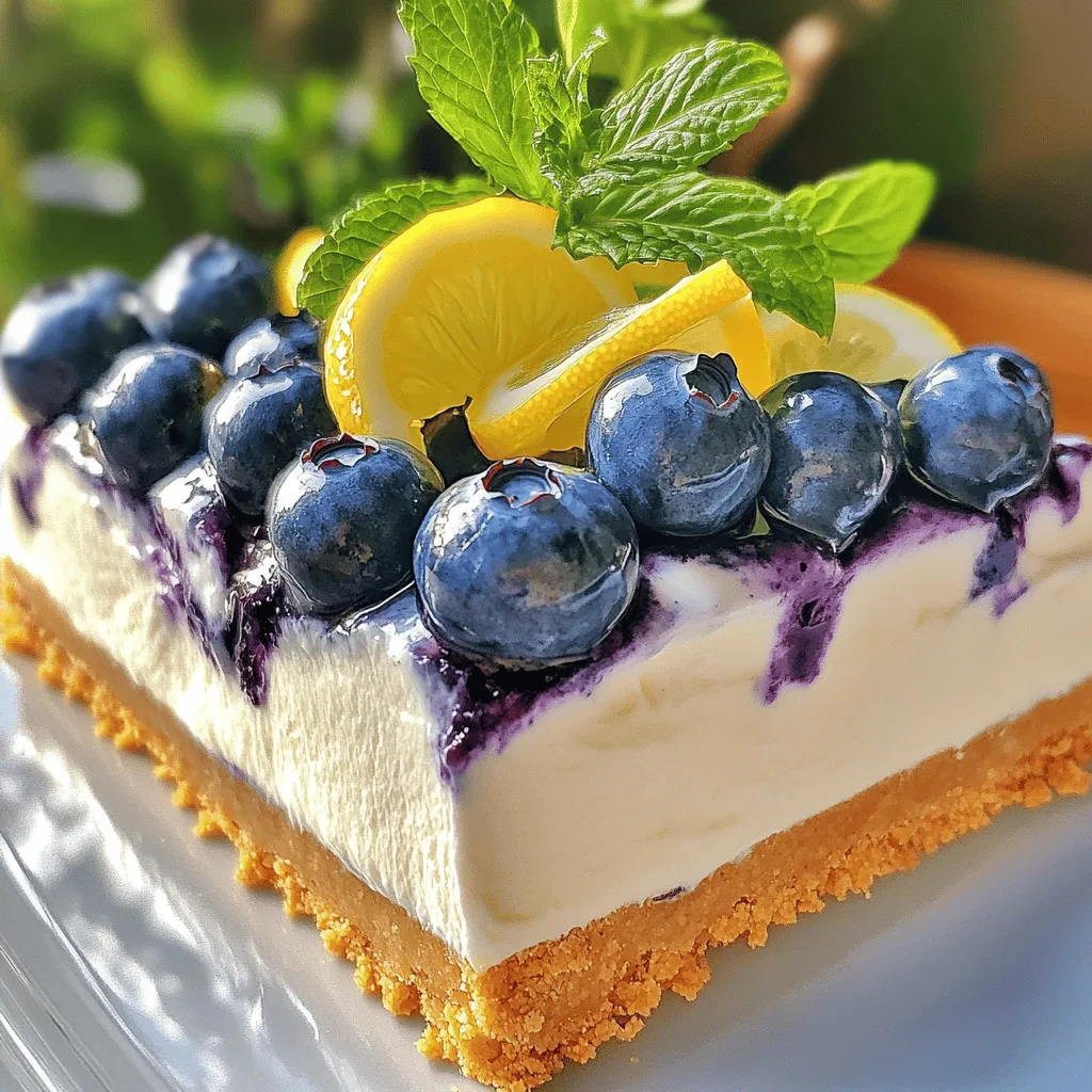 Blueberry Yum Yum Delightful No-Bake Dessert Recipe