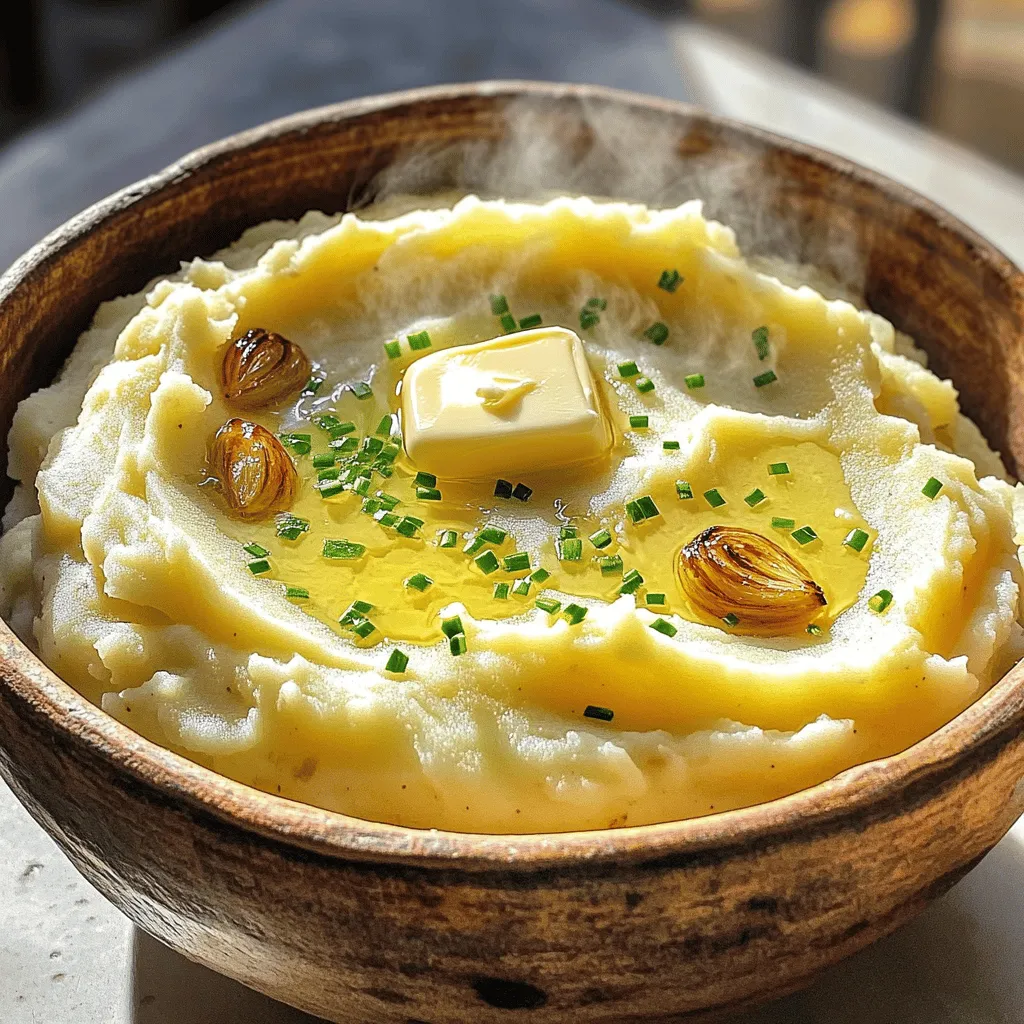 Roasted Garlic Mashed Potatoes Rich and Creamy Delight