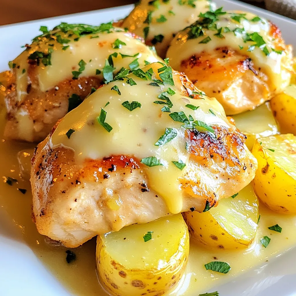 Garlic Parmesan Crockpot Chicken and Potatoes Delight