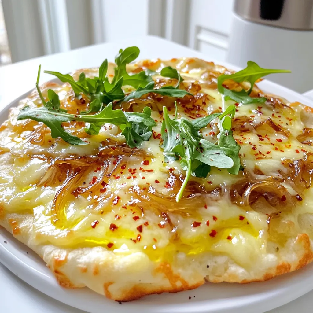 Caramelized Onion Gruyère Flatbread Flavor Boost