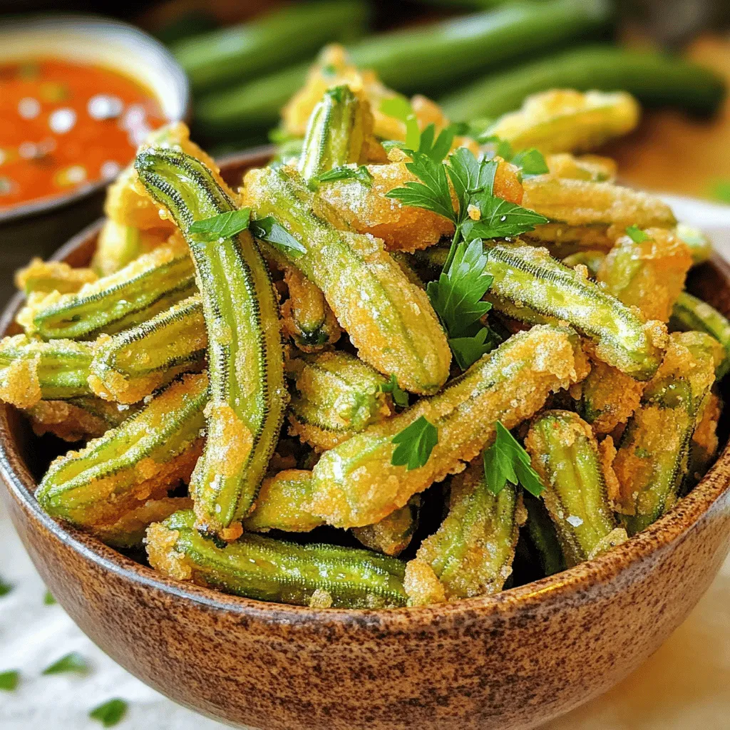 Crispy Fried Okra Delightful Southern Comfort Food