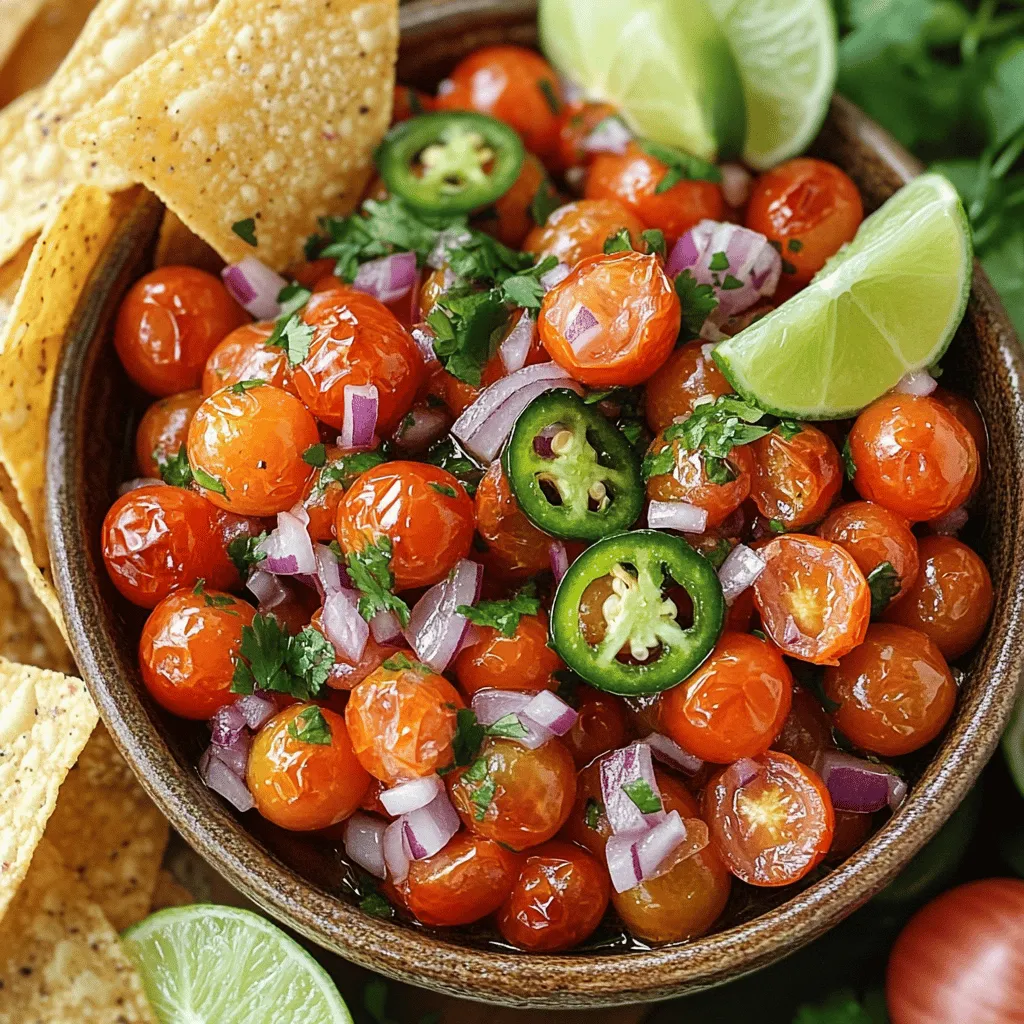 Roasted Cherry Tomato Salsa Fresh Flavor Explosion