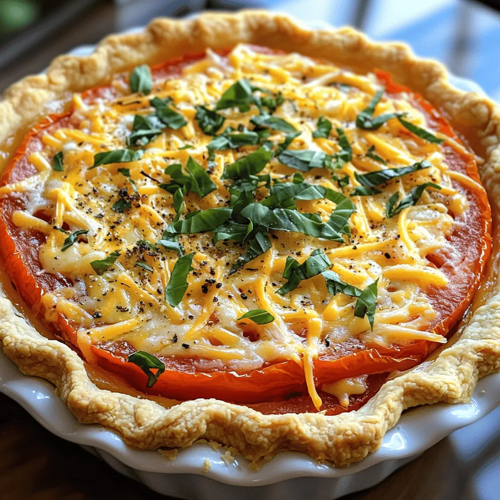 Southern Tomato Pie Flavorful and Easy Recipe Guide