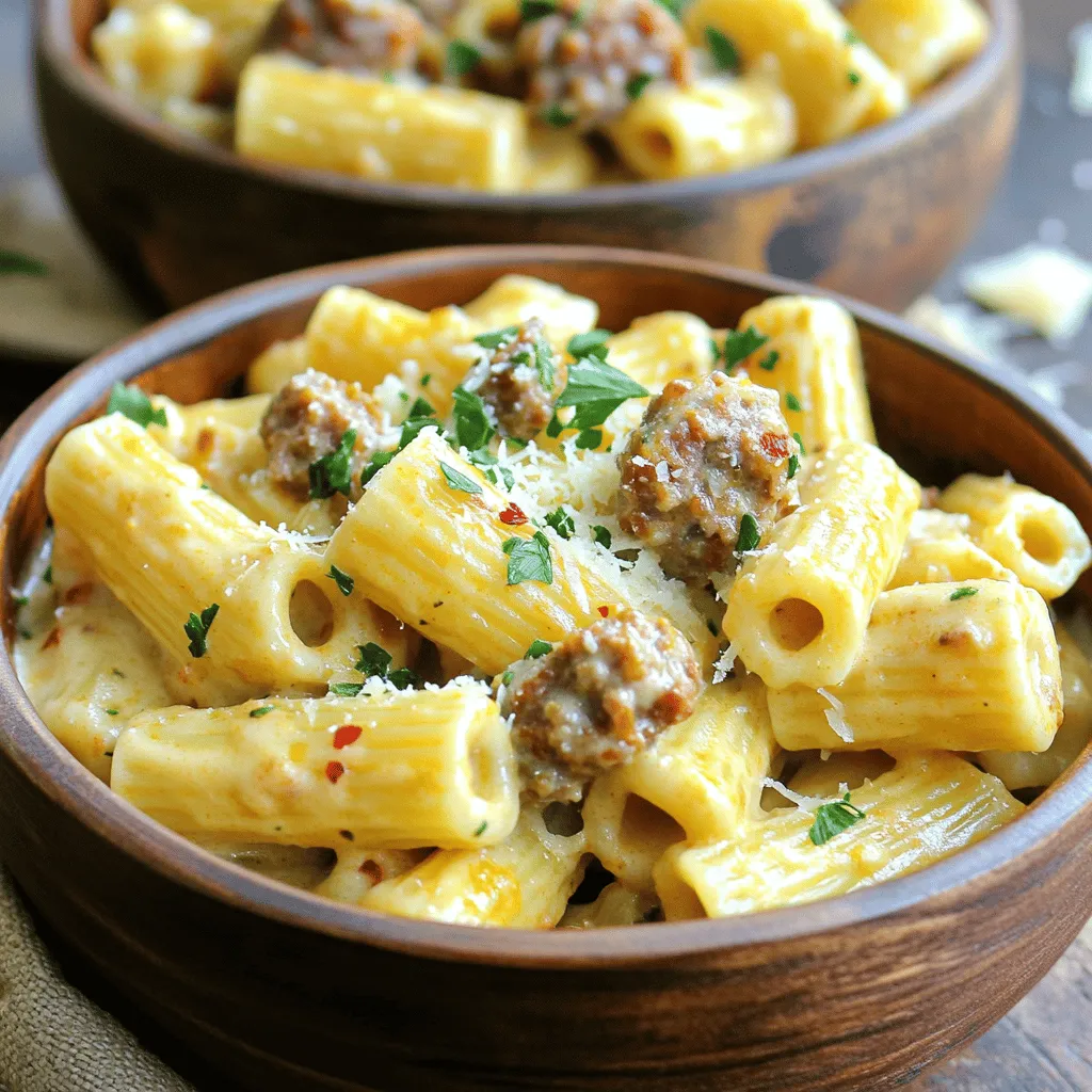 Creamy Italian Sausage Rigatoni Flavorful Dinner Bliss