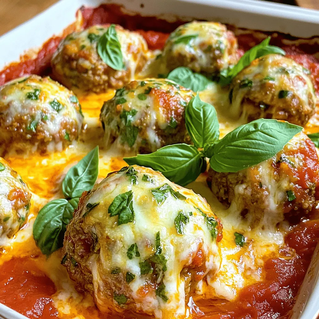 Savory Meatballs and Cheese Bake Perfect for Dinner