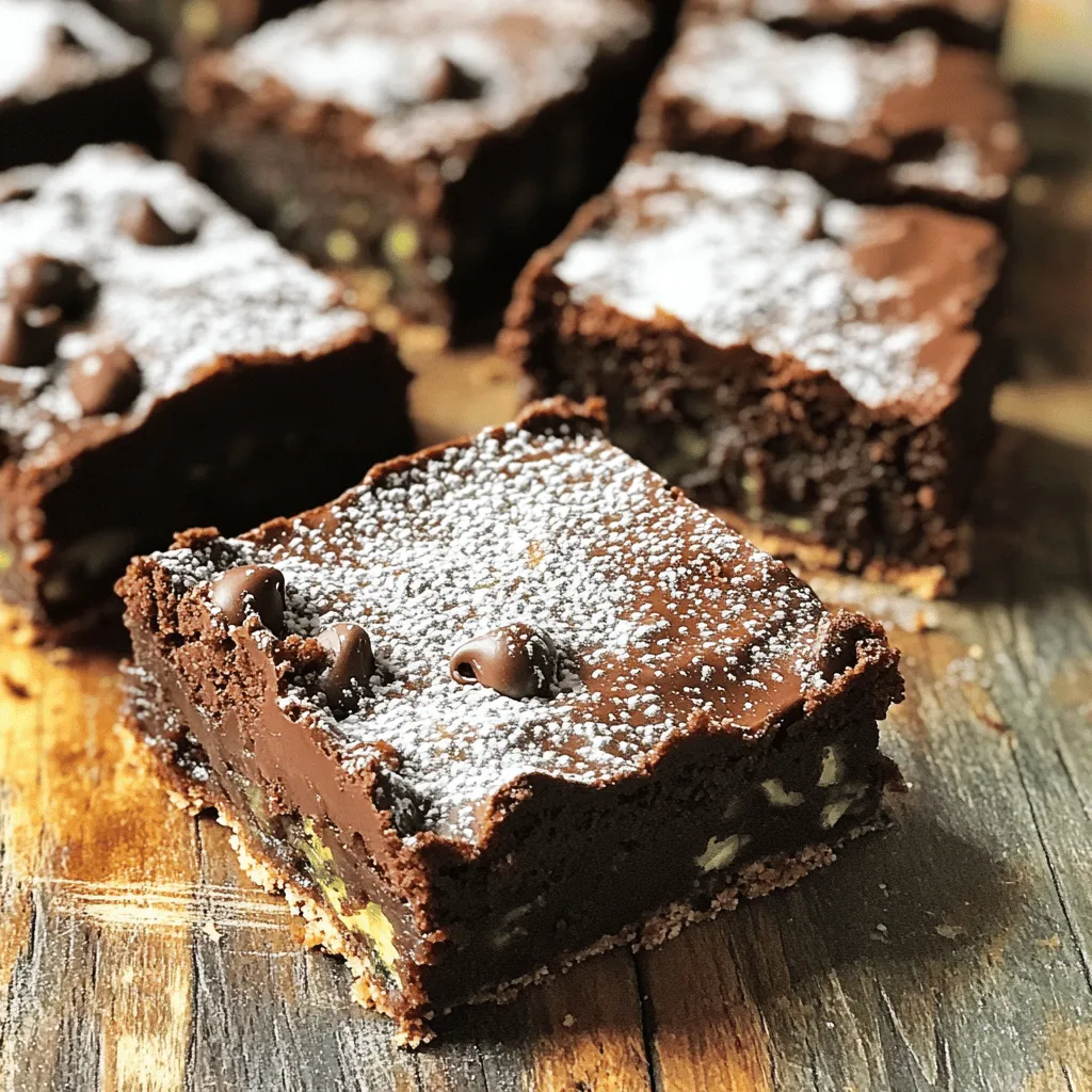 Minute Chocolate Zucchini Bars Easy and Delicious Treat