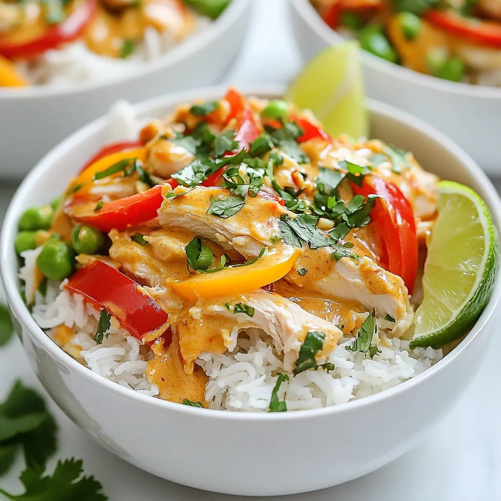 Slow Cooker Thai Peanut Chicken Flavorful and Easy Dish