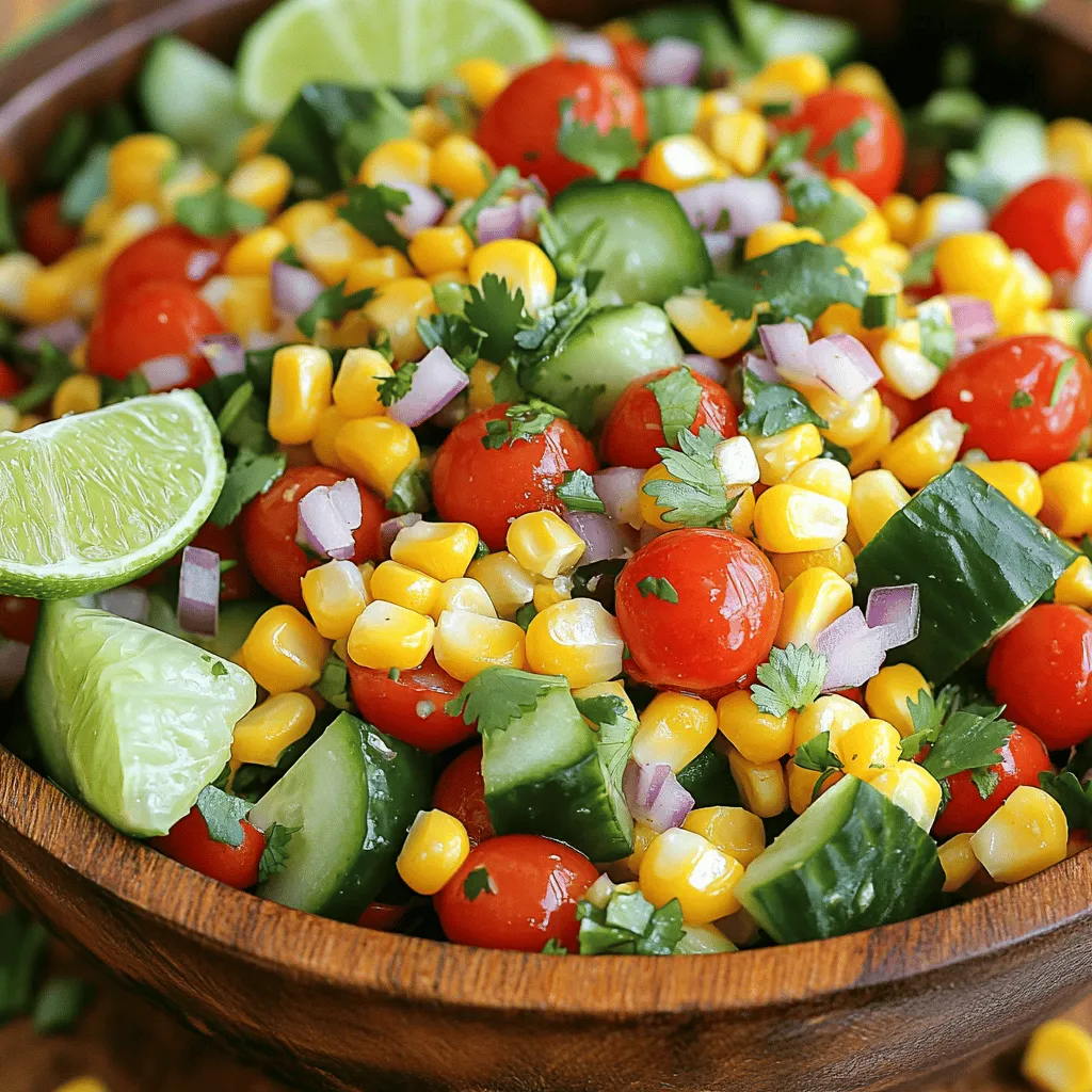 Summer Corn Salad Fresh and Flavorful Dish