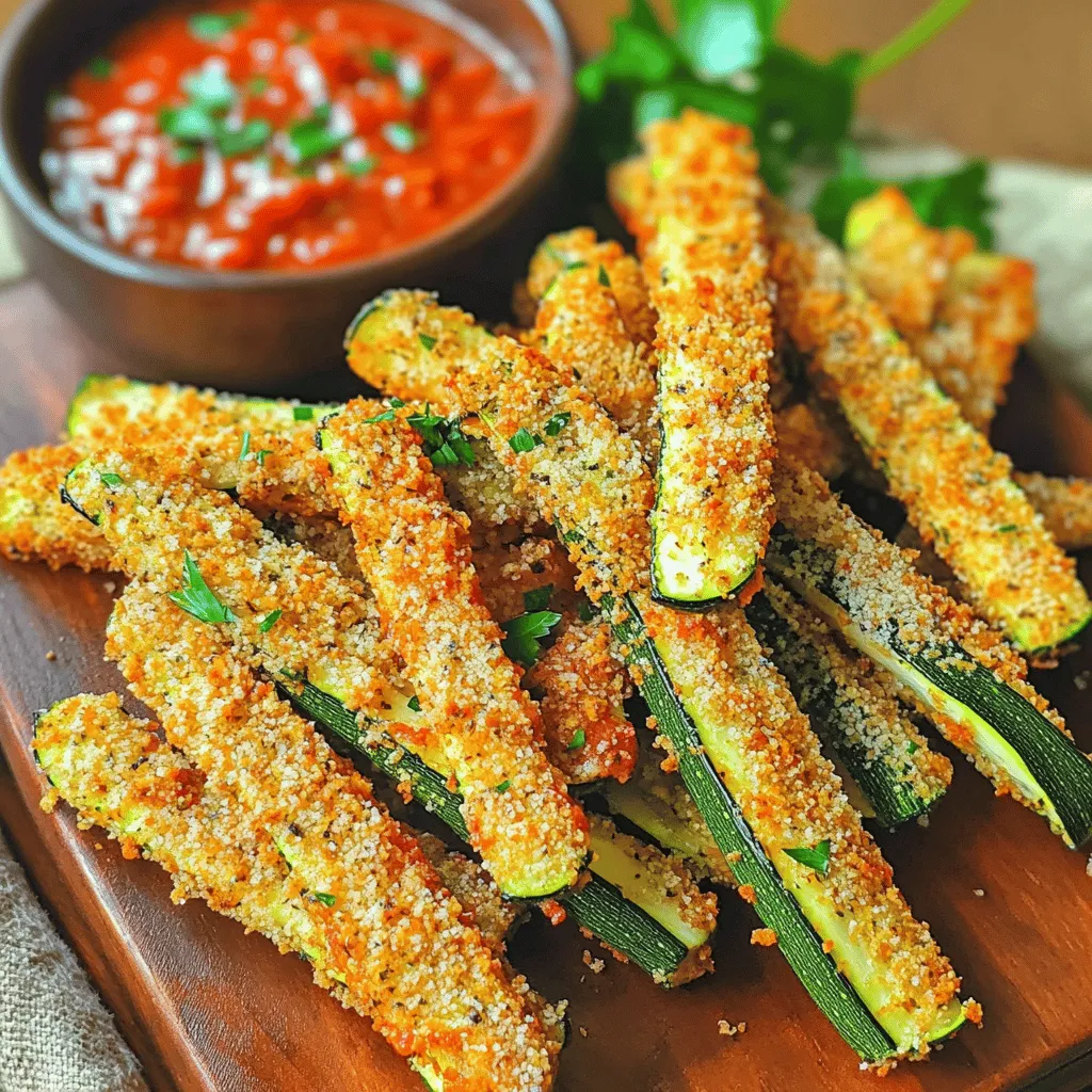 Air Fryer Parmesan Zucchini Fries Crispy Delight