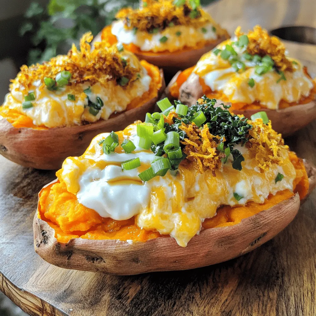 Twice Baked Sweet Potatoes Flavorful and Easy Recipe