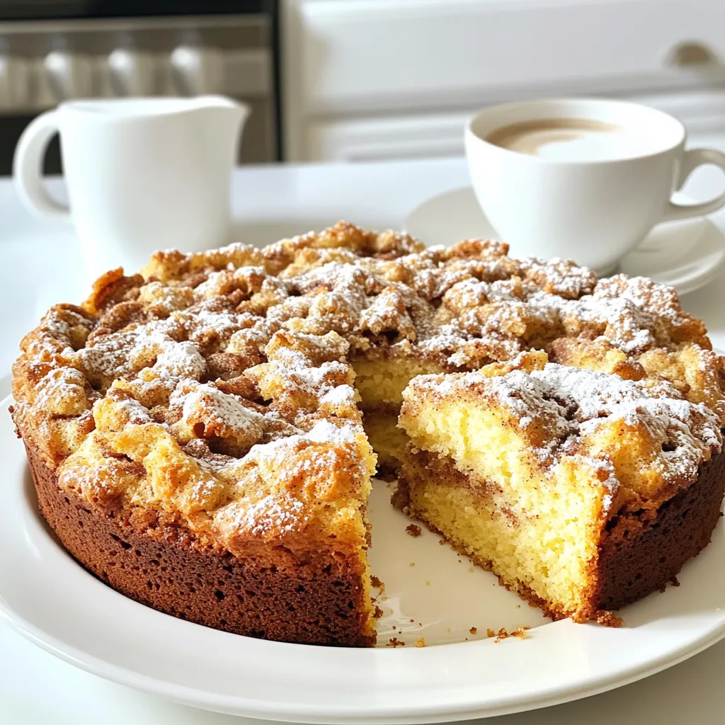 Cinnamon Streusel Coffee Cake Easy and Delicious Recipe