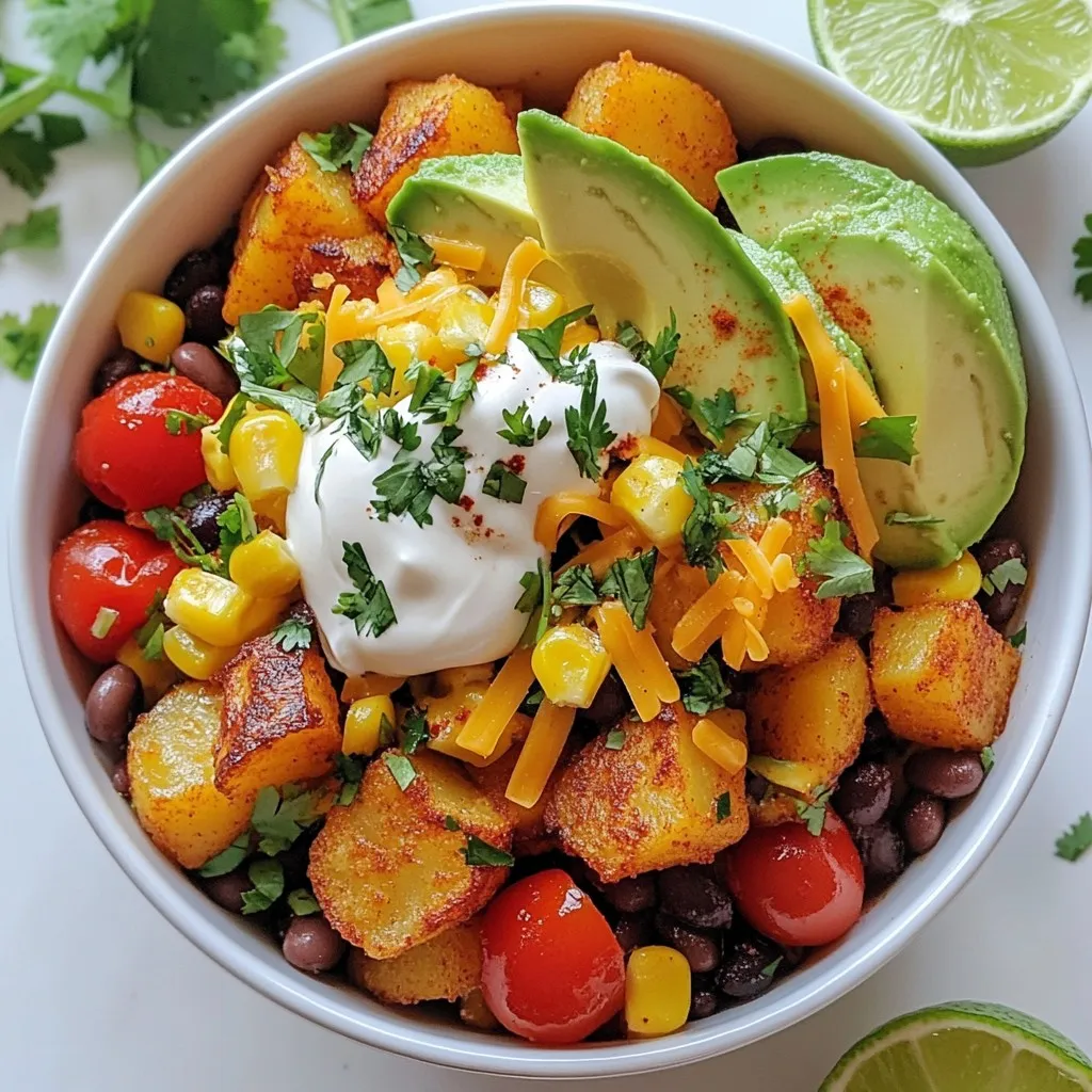 Loaded Potato Taco Bowl Flavorful and Simple Meal