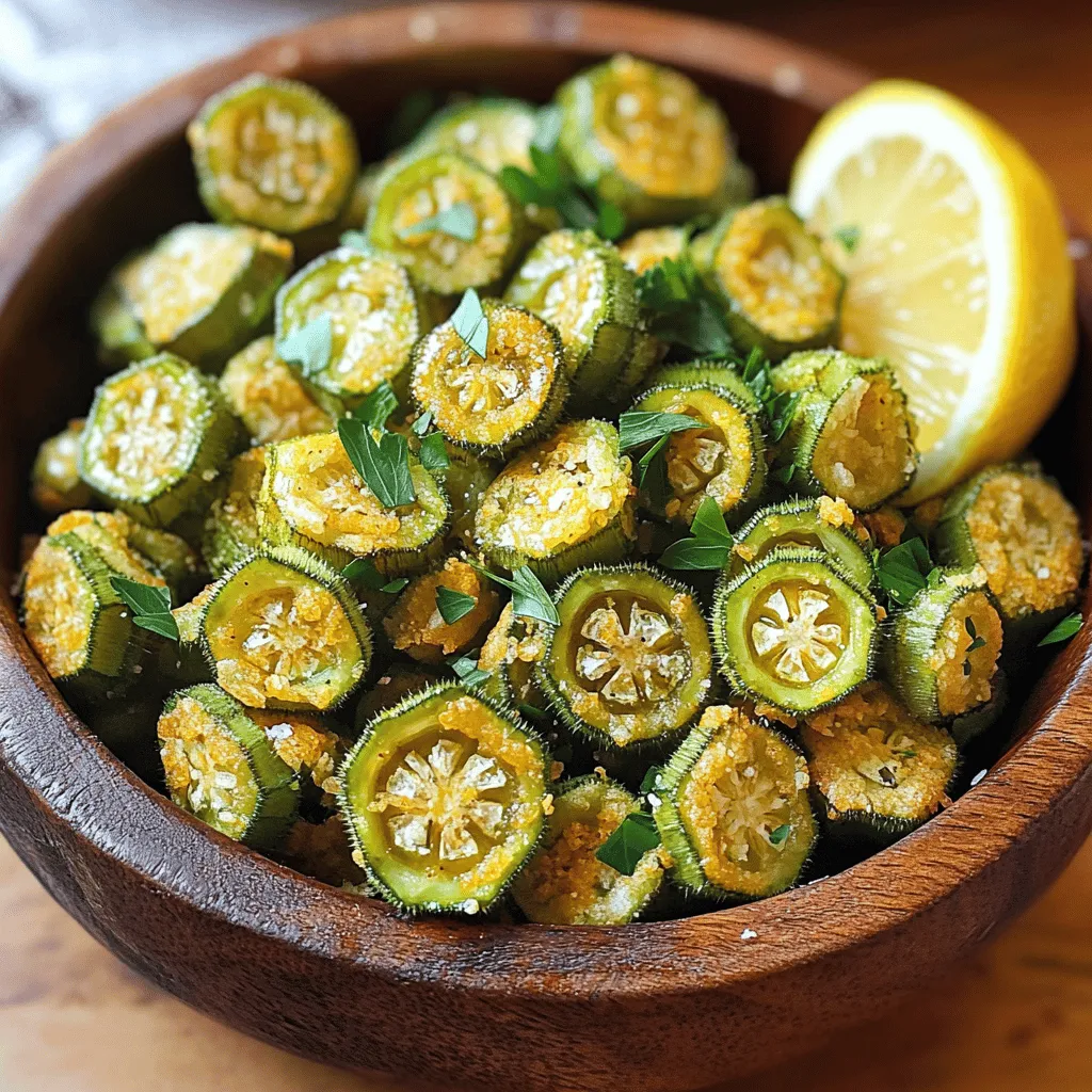 Southern Fried Okra Crunchy and Flavorful Delight