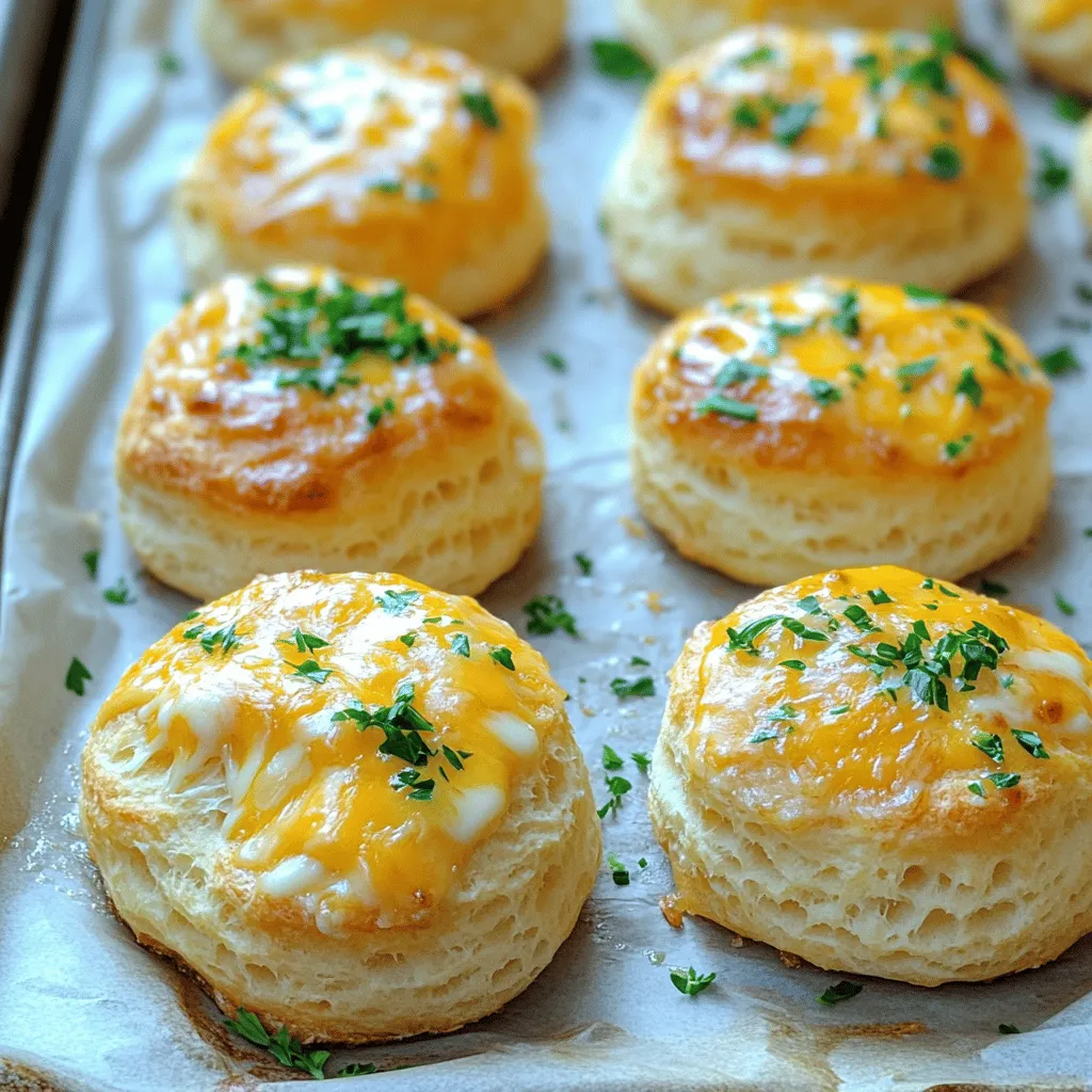 Cheesy Garlic Biscuit Bombs Flavorful and Easy Delight