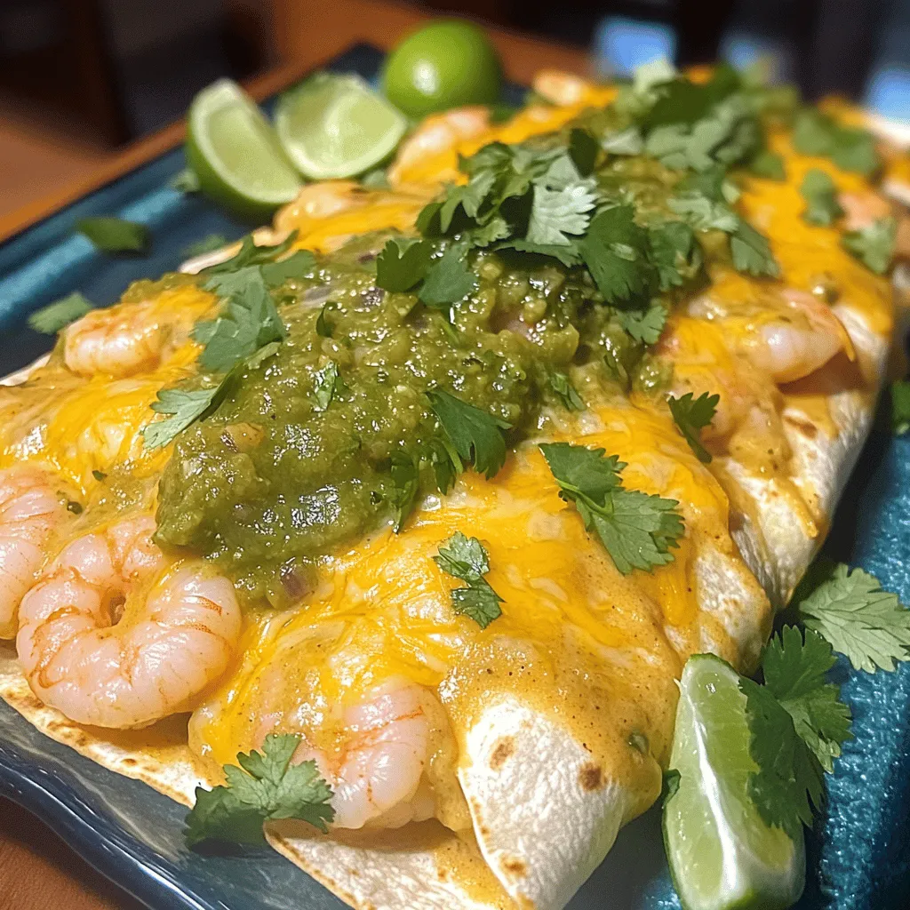Creamy Shrimp Enchiladas in 40 Minutes Delight
