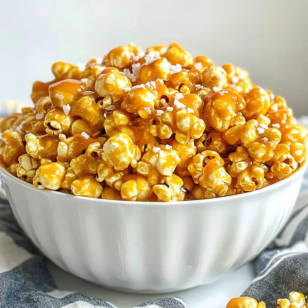 Easy Caramel Popcorn Irresistible Homemade Snack
