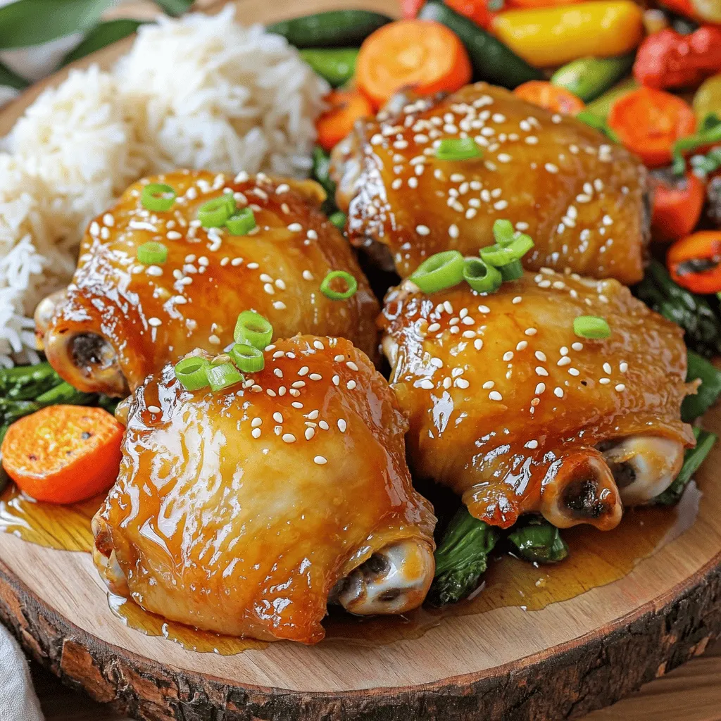 Slow Cooker Honey Garlic Chicken Thighs Delight